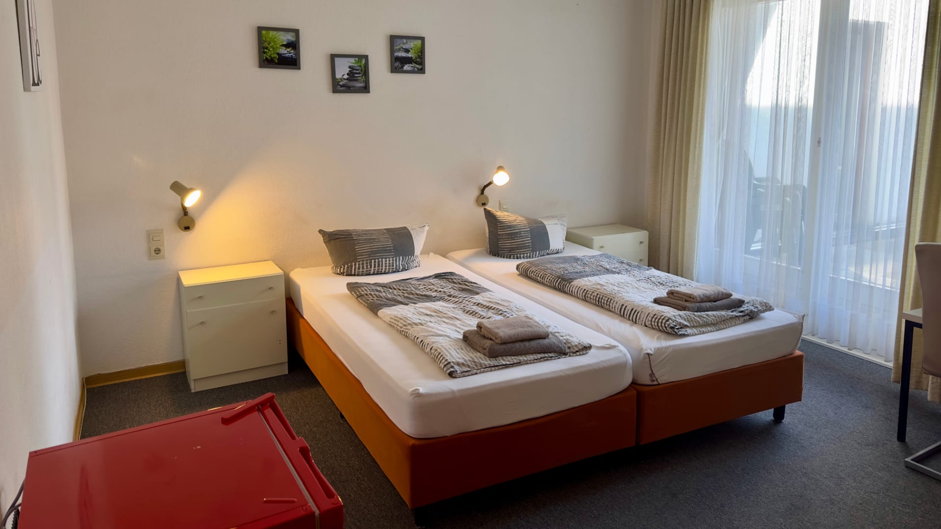 Doppelzimmer mit Terrasse im Hotel Seehaus